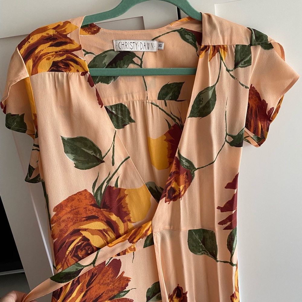 Christy Dawn maxi wrap dress
